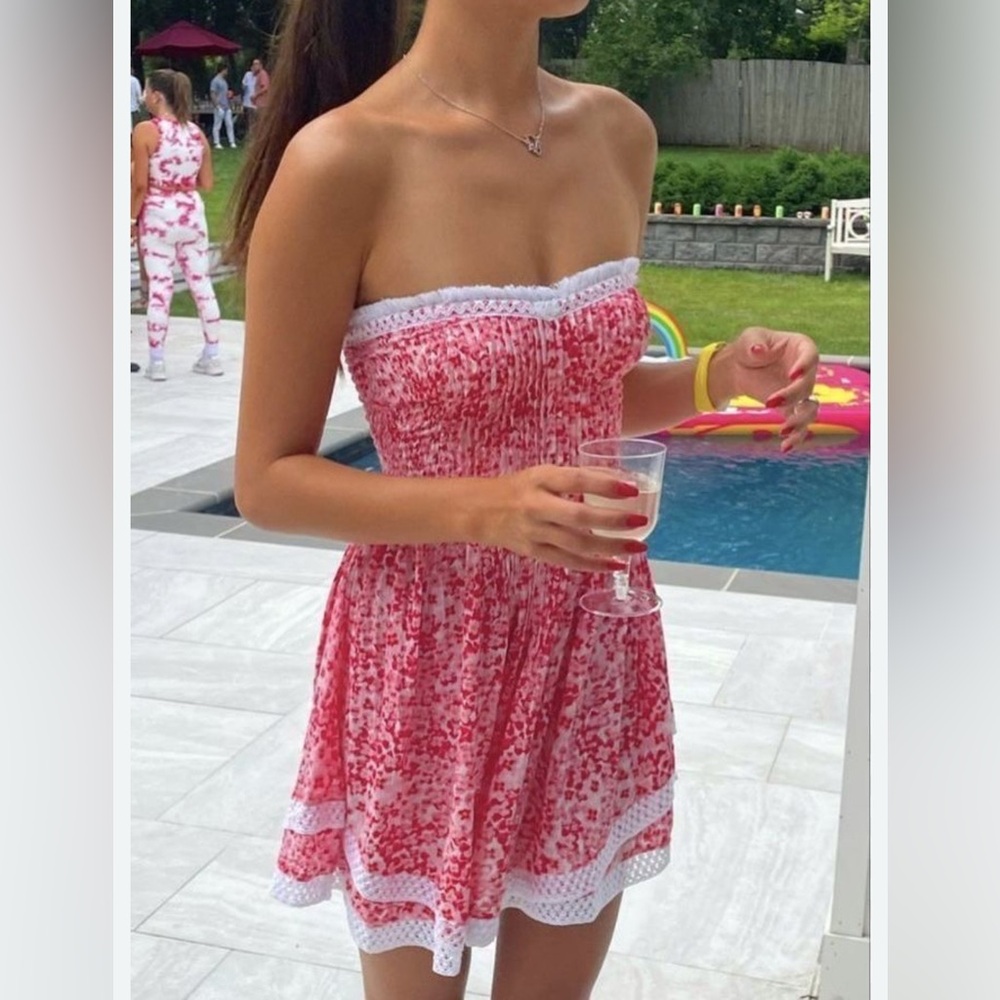 Poupette St. Barth Claire Strapless Dress